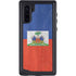 Haiti Flag Distressed Galaxy Note 10 Waterproof Case